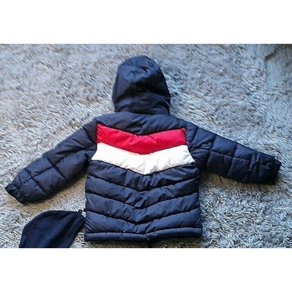 NWT CB SPORTS Toddler Boys 2-pc. Puffer Jacket Coat & Hat set, Size: 4T
